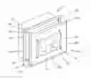Fig. 01 - Electrical component enclosure for recessing into and fixing to a surface
