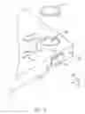 Fig. 10 - Electronic device with input-output component mounting structures