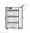 Fig. 01 - Liquid-assisted bottom air cooling of electronic racks in data centers