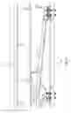 Fig. 03 - Header frame having an adjustably mounted tool bar bracketing assembly