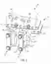 Fig. 06 - Header frame having an adjustably mounted tool bar bracketing assembly