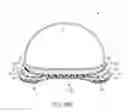 Fig. 12 - Sole structure with alternating spring and damping layers