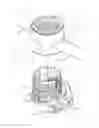 Fig. 01 - Fastening structure for footrest ring of chair