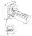 Fig. 01 - Computed tomography system and patient table comprising a contactless transfer of electrical signals