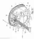 Fig. 19 - Handheld grinder with brushless electric motor