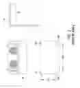 Fig. 03 - Universal refrigeration unit installation bracket