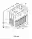 Fig. 14 - Method for transporting mattresses and shipping container holding an assembly of stacked mattresses