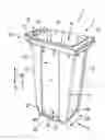 Fig. 01 - WASTE BIN WITH INJECTION-MOLDED PLASTIC BODY