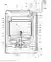 Fig. 01 - Laundry treating appliance having a rotatable blade for liquid extraction