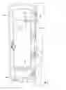 Fig. 04 - Portable restroom assembly with hands-free door opening system