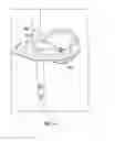 Fig. 14 - Portable restroom assembly with hands-free door opening system