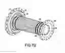 Fig. 16 - Propulsion chamber with reinforcing fiber belts and a method of fabricating the propulsion chamber