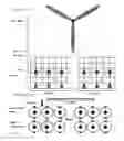 Fig. 07 - Vertical and Geographical Placements of Arrays of Vertical-Axis Wind-Turbines