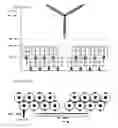 Fig. 23 - Vertical and Geographical Placements of Arrays of Vertical-Axis Wind-Turbines