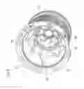 Fig. 03 - Centrifugal pump assembly comprising at least one impeller producing flow through and an annular space divided by at least two guide vanes into part-annular-spaces