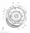 Fig. 05 - Centrifugal pump assembly comprising at least one impeller producing flow through and an annular space divided by at least two guide vanes into part-annular-spaces