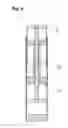 Fig. 05 - Triple pistons cylinder with reduced overall length