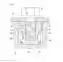 Fig. 09 - Base member with nut press-fit portion