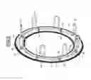 Fig. 05 - Bearing having a cage provided with a wire and a seal