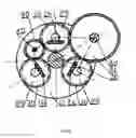 Fig. 09 - Continuously Variable Transmission with Side Speed Regulating Lead Screw