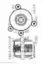 Fig. 20 - Continuously Variable Transmission with Side Speed Regulating Lead Screw