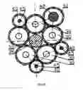 Fig. 31 - Continuously Variable Transmission with Side Speed Regulating Lead Screw