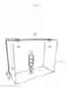 Fig. 11 - Lighting apparatus with lens having safety light-dispersing structures