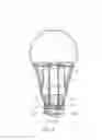 Fig. 06 - LED LIGHT BULB USING LAMP CAP FOR HEAT DISSIPATION