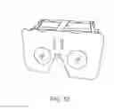 Fig. 07 - Foldable virtual reality viewer structure integrated in mailer and/or product packaging