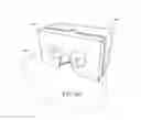 Fig. 34 - Foldable virtual reality viewer structure integrated in mailer and/or product packaging