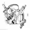 Fig. 02 - Safety lock mechanism for trigger switch handle of miter saw