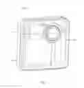 Fig. 02 - Dual-lens mounting for a spherical camera