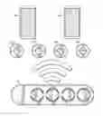 Fig. 01 - AUDIO SYSTEM HAVING MULTIPLE PERSONAL WIRELESS AUDIO RECEIVERS