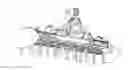 Fig. 01 - Rotary harrow tool and harrow equipped with such tools