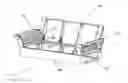 Fig. 01 - READY-TO-ASSEMBLE SOFA AND METHOD FOR PACKAGING SAME