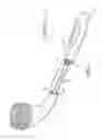 Fig. 04 - Extendable battery operated scrubber brush with interchangeable rotating brush heads