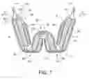 Fig. 12 - ABSORBENT ARTICLE EXHIBITING CONTROLLED DEFORMATION IN USE