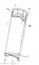 Fig. 01 - Device with rigid receptacle and flexible cylindrical pouch for packaging fluids