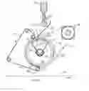 Fig. 01 - Device for dispensing granular roofing media on a moving sheet in a pattern