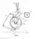 Fig. 02 - Device for dispensing granular roofing media on a moving sheet in a pattern