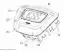Fig. 01 - Driver airbag cover with emblem