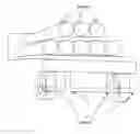Fig. 01 - Magnetically attached turning vane / vortex generator