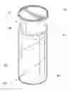 Fig. 01 - Composite container with separator for forming multiple compartments