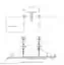 Fig. 13 - Apparatus and method for helicopter erection of emergency restoration structure