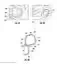 Fig. 22 - Converging flow joint insert system at an intersection between adjacent transitions extending between a combustor and a turbine assembly in a gas turbine engine
