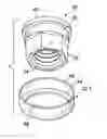 Fig. 01 - COUNTER-BORED HEX NUT WITH CAPTIVATED WASHER