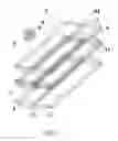 Fig. 02 - Recuperator, the Heat-Exchanging Channels of which Extend Transversely of the Main Flow Direction