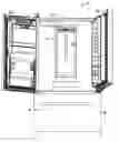 Fig. 01 - Refrigerator with split air pathway