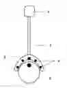 Fig. 01 - MAGNETIC ANGLE MEASURING SYSTEM ON A KING PIN JOINT TYPE AND FIFTH WHEEL