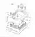 Fig. 03 - Latch mechanism having latch locking parts to prevent rotation of latch parts
